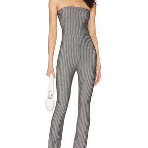 KRISTINA JUMPSUIT IN GREY REVOLVE superdown